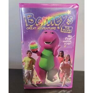 Barney's Great Adventure - The Movie (VHS-1998) Clamshell